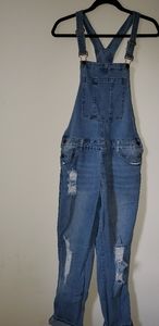 Distressed Overalls